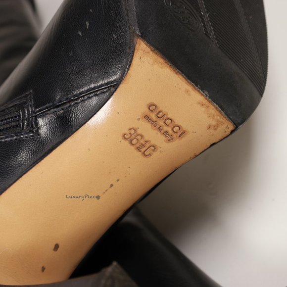 Amazing Gucci Boots with Alligator Croc Leather Rare - Picture 12 of 16